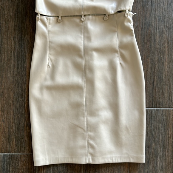 Layan Vegan Leather Mini Dress - Picture 4 of 9